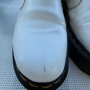 DR MARTENS 2976 QUAD UNISEX White Leather Ankle Boots 6 men’s 7Ladies thumbnail 2