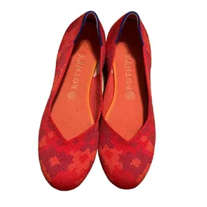 Rothy’s Red (Rare) Botanicamo Flats Women's Sz. 10 thumbnail 3