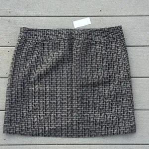 NWT Loft Tweed Patterned Skirt with Front Pockets thumbnail 8
