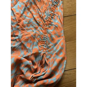 Rails Gabriella Women Sz Small‎ Orange Diffused Cheetah Dress Sleeveless Keyhole thumbnail 8