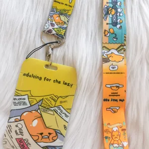 Gudetama lazy egg lanyard with Id/ card holder thumbnail 3