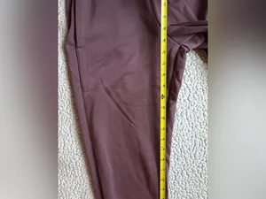 ADIDAS Relaxed Fit Fleece Tapered Active Jogger Pants Shadow Fig Purple XS thumbnail 7