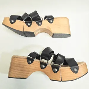 FREE PEOPLE Virgo Switchback Clog Slide Sandal - Black thumbnail 6
