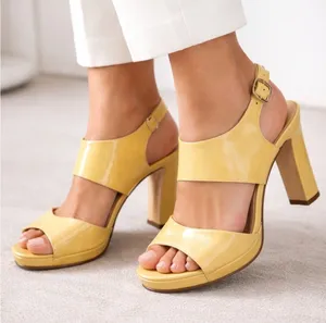 Max Mara Tan Patent Heels/ 7.5 thumbnail 1