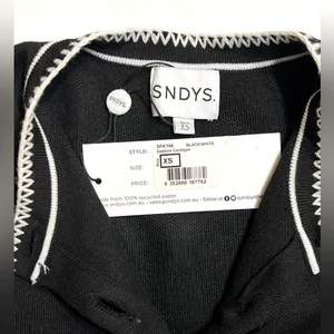 SNDYS Daphne Cardigan in Black, size XS thumbnail 7