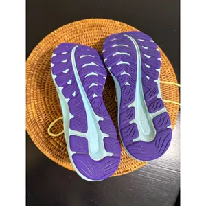 Asics Gel-Excite 8 Womens Running Shoes White Purple Lime Green Sneakers thumbnail 9