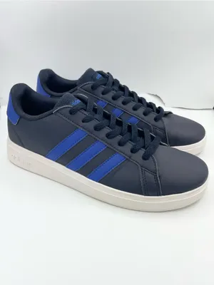Adidas Grand Court blue lace-up unisex sneakers Size 6 thumbnail 2