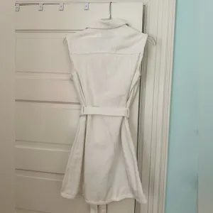 Signature Eight White Denim Dress Size Small thumbnail 3
