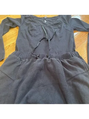 FP Movement by Free People Make It Count Onesie Jumpsuit Romper Size M Black thumbnail 4
