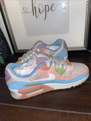 Nike Air Max 90 SE “Sun Club Multi” Women’s Sneakers Size 6 (DJ9997-100) thumbnail 10