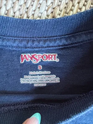 Jansport Navy Short‑Sleeve Gettysburg College Tee with Orange Lettering thumbnail 2