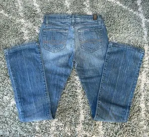 Abercrombie 2004 Vintage Y2K 👖stretch women’s 2L boot cut Emma jeans EUC 👖 thumbnail 2