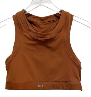 SET‎ ACTIVE Sportbody Cropped Tank In Burnt Orange size Large thumbnail 1