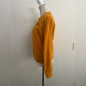 Divided Disney Mickey Mouse Mustard Crew Neck Sweater with Icon thumbnail 3