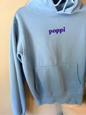 Poppi x Target Light Blue Graphic Hoodie Women’s Small thumbnail 5