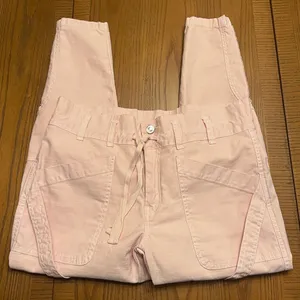 Current/Elliott The Beverly Cropped Tapered Zippered Pants Crystal Pink Size 24‎ thumbnail 10