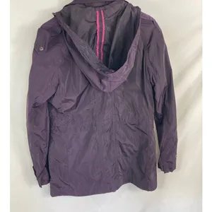 ana Dark Purple Zip Up Packable Windbreaker Jacket Size Large thumbnail 3