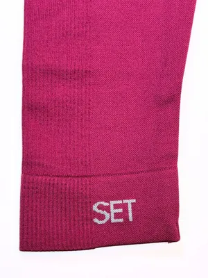 SET Active Sculptflex Power Leggings Wildberry M NWOT High Rise Seamless 7/8 thumbnail 5