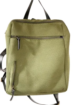 Elliott Lucca by Sak NEW Olvera Neoprene 13" Laptop Backpack Utility Bag Green thumbnail 1