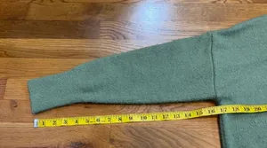 Sophie Rue Womens Large Green Mock Neck Long Sleeve Sweater Corporatecore Work thumbnail 5