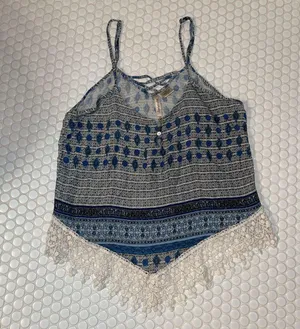 Floral Tank Top Multi Size L thumbnail 1
