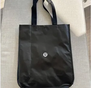 Large Black Lululemon Tote Bag thumbnail 2
