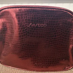 Shiseido Metallic Red Makeup Pouch thumbnail 2