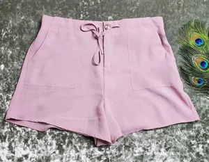 Melloday Purple High Waist‎ Shorts thumbnail 1