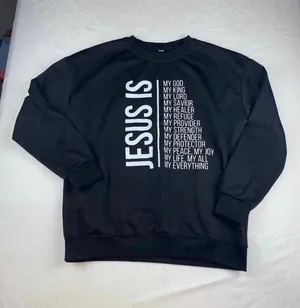 NEW Faith Crewneck Black thumbnail 3