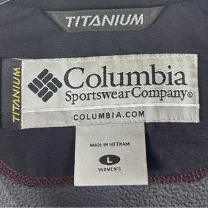 Columbia Women's Large Purple‎ Titanium Full Zip Lined Jacket Waterproof Outdoor thumbnail 8