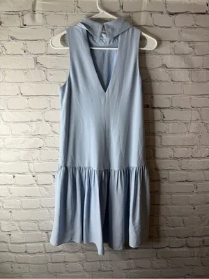 Eliza J pale blue drop waist dress size 4 thumbnail 6