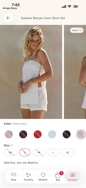 White Free People Set thumbnail 2