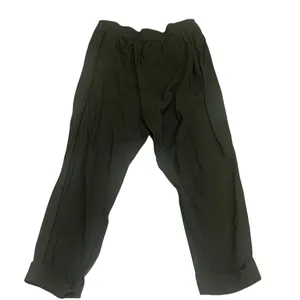 a new day™ Pants Womens Size 14 Olive Green Pleated Ankle Cuffed Hem thumbnail 4