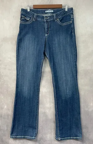 Lee‎ Slender Secret Lower Waist Jeans Women 12 Stretch Western Urban Cowgirl thumbnail 1