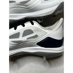 Adidas Adizero PureHustle Softball Cleats White Navy Women’s 8 NWT thumbnail 5