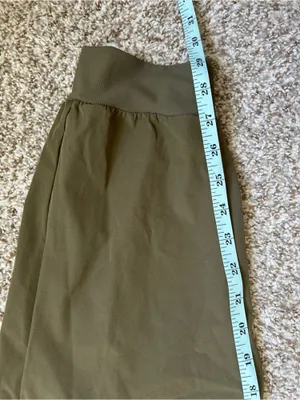 NWOT Olive Green Cargo Jogger Pants Lightweight Casual Comfy XXL thumbnail 7