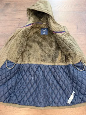 American Eagle Women's Size Small Sherpa Lined Hooded Jacket - C34-130 thumbnail 7