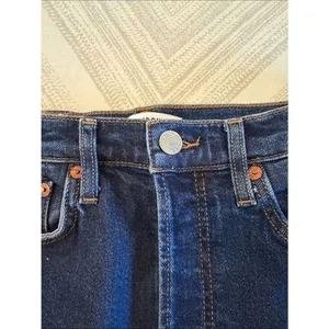 RE/DONE Dark Wash 70S Bootcut Jeans Button Fly Size 29 thumbnail 3