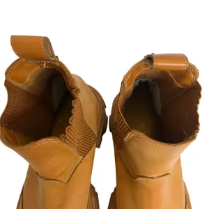 FARM RIO Women's Tan Lug sole Chelsea Boots Size 9 thumbnail 4