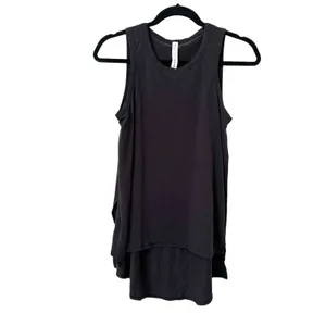 LULULEMON Long For Length Workout Tank‎ Black XS thumbnail 4