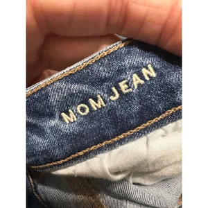 American Eagle Women Mom Jean High Rise Stretch Medium Wash Blue Size 4‎ Regular thumbnail 6