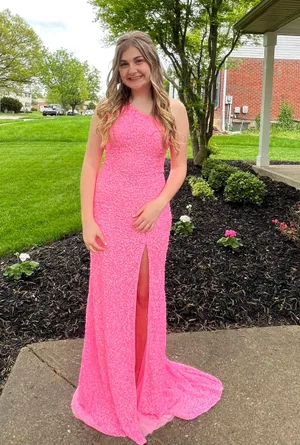 Sherri Hill Pink Prom Dress thumbnail 1