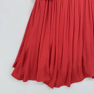 House of Harlow 1960 Dress Large Red Ruched Pleated Mini Keyhole Cocktail thumbnail 5