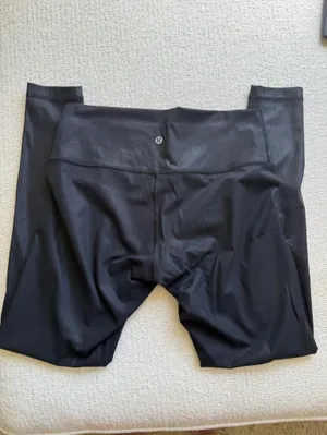 Lululemon Wunder Under Black Shine Leggings thumbnail 2