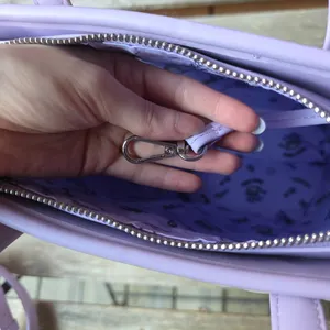 Boxlunch Exclusive Hello Kitty Purple Lilac Pastel Shoulder Bag thumbnail 10