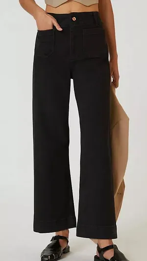 ANTHRO | PILCRO Skipper High Rise Crop Jeans thumbnail 1