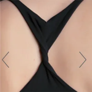 Bebe Twisted Racerback Tank Top Black S Long Stretchy thumbnail 3