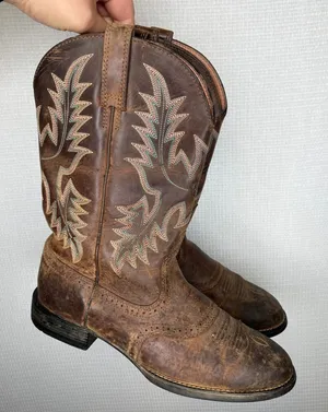 Ariat Fatbaby Heritage Dapper Brown Leather Western Boots 10001605 Womens 9.5 B thumbnail 1