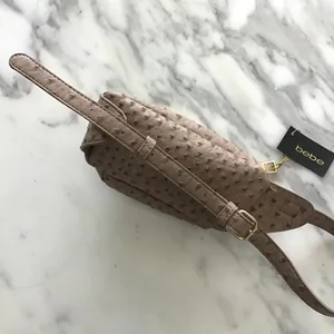 Bebe Ophelia Ostrich Fanny | Taupe thumbnail 5