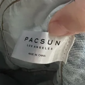 PacSun Women's Mom Denim Shorts Size 28 Blue Distressed Casual Summer thumbnail 5